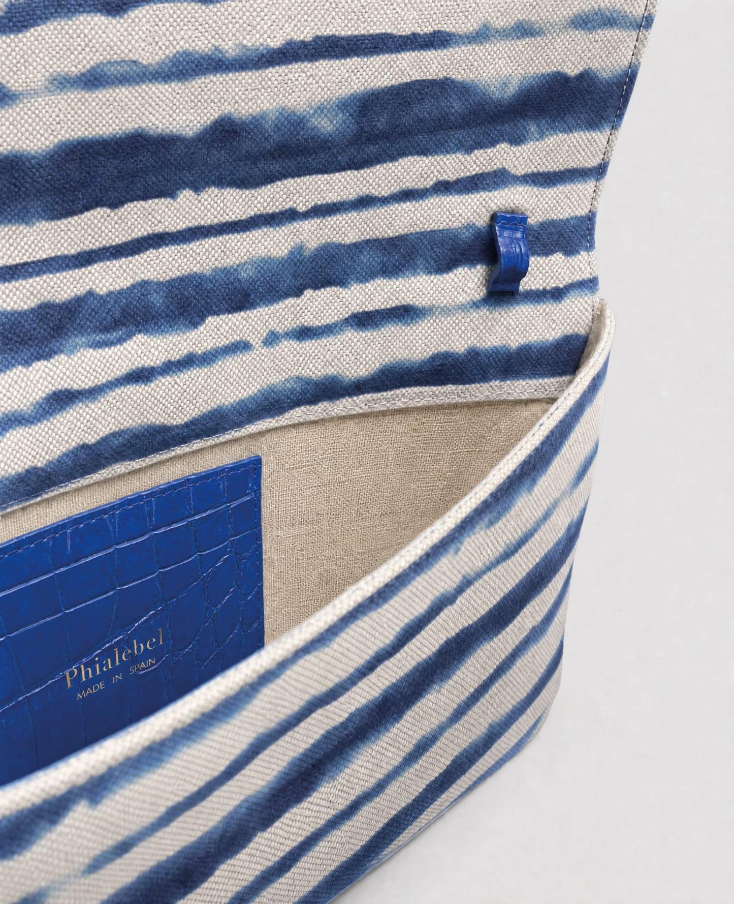 Cartera Belén Tie Dye Azul
