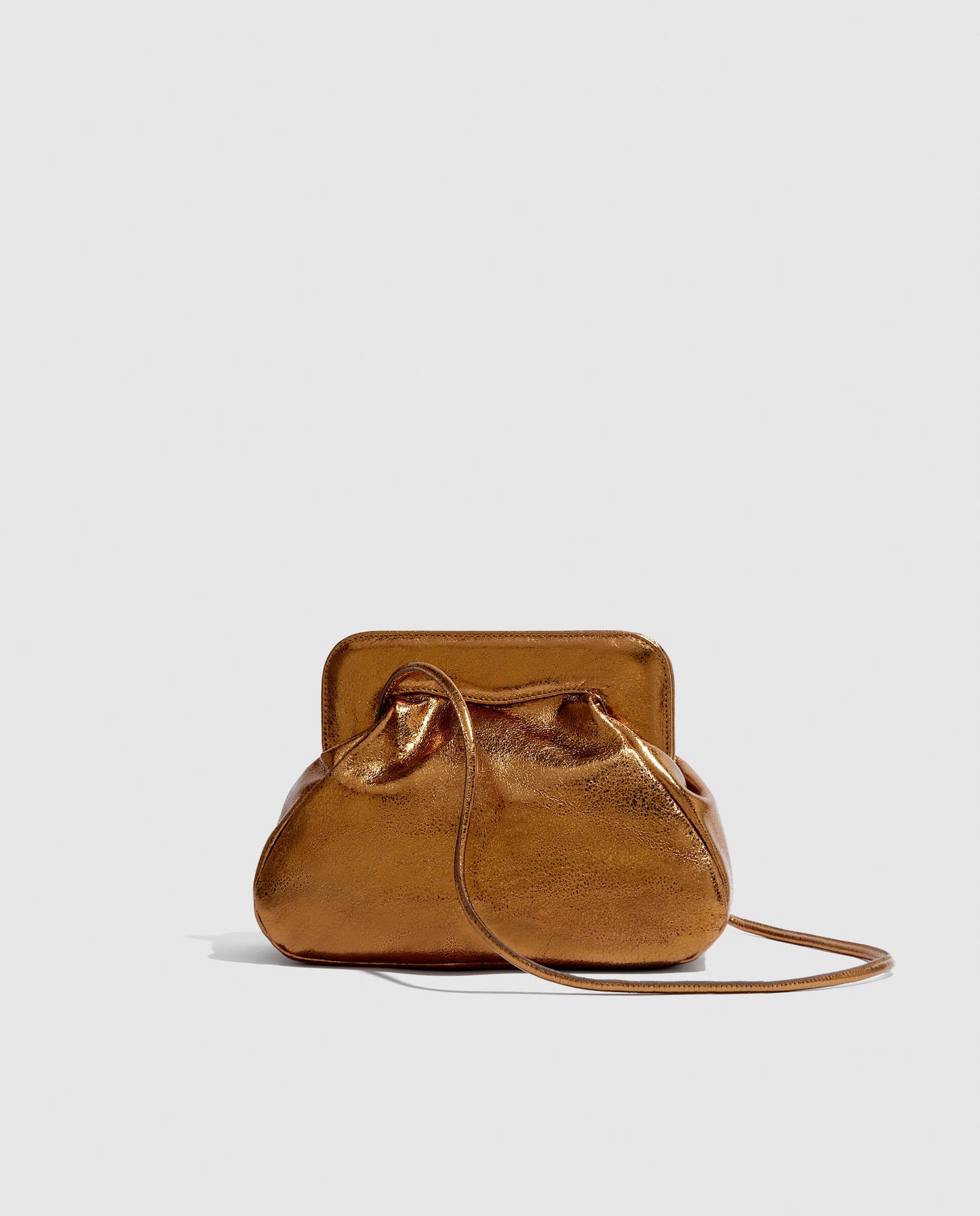 Bolso de hombro Phialebel fabricado en España en piel bronce