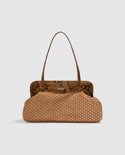 Constanza maxi rafia beige