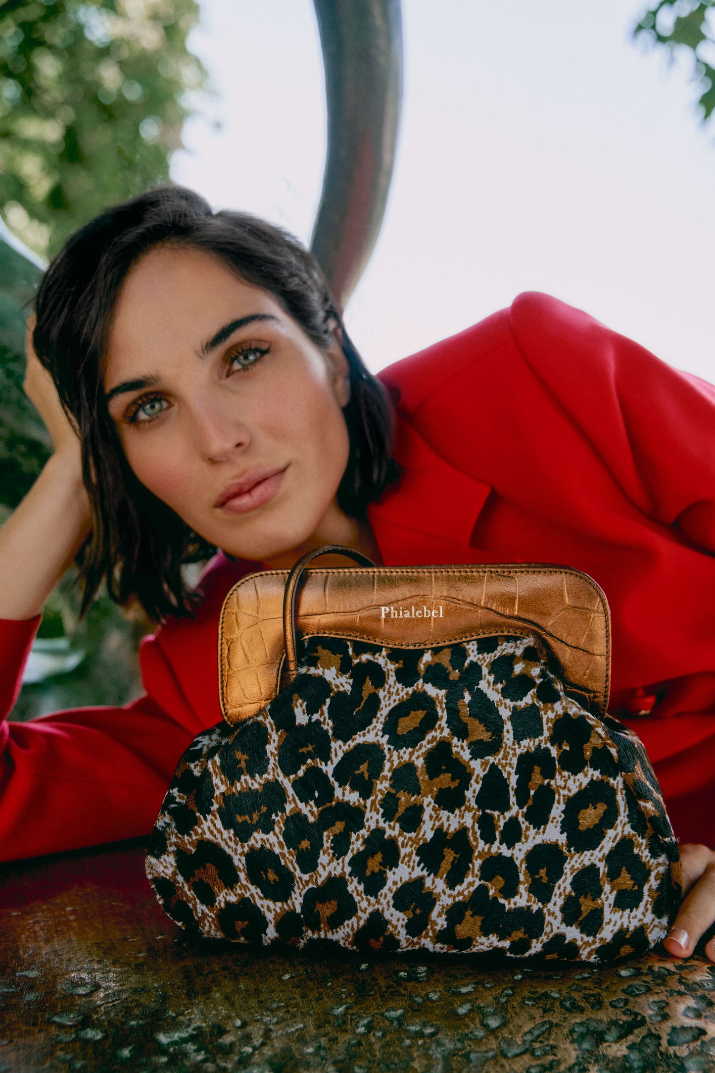 Constanza Leopard Gray