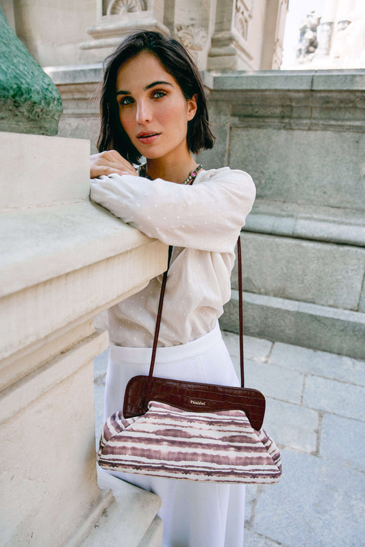 Constanza maxi tie dye brown