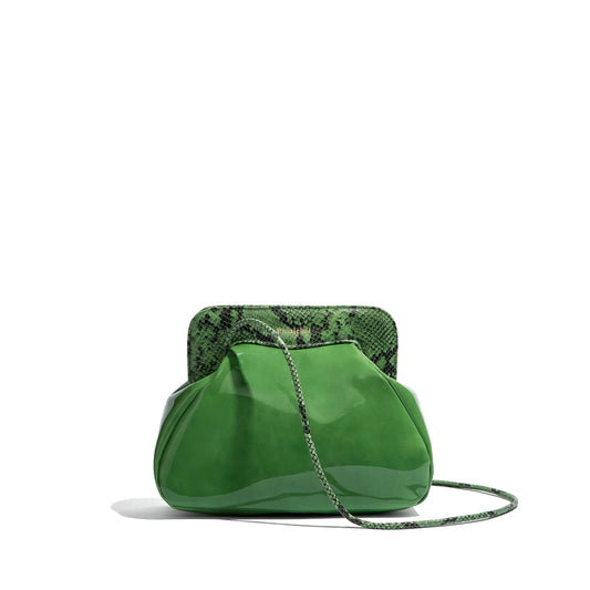 Constanza green patent leather
