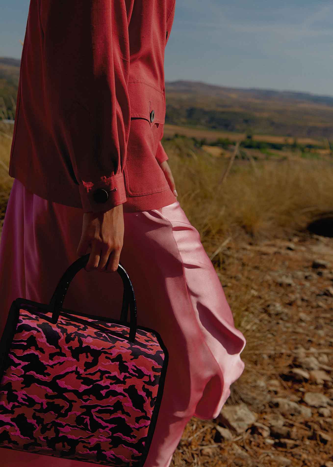 Sophia Camouflage Fuchsia