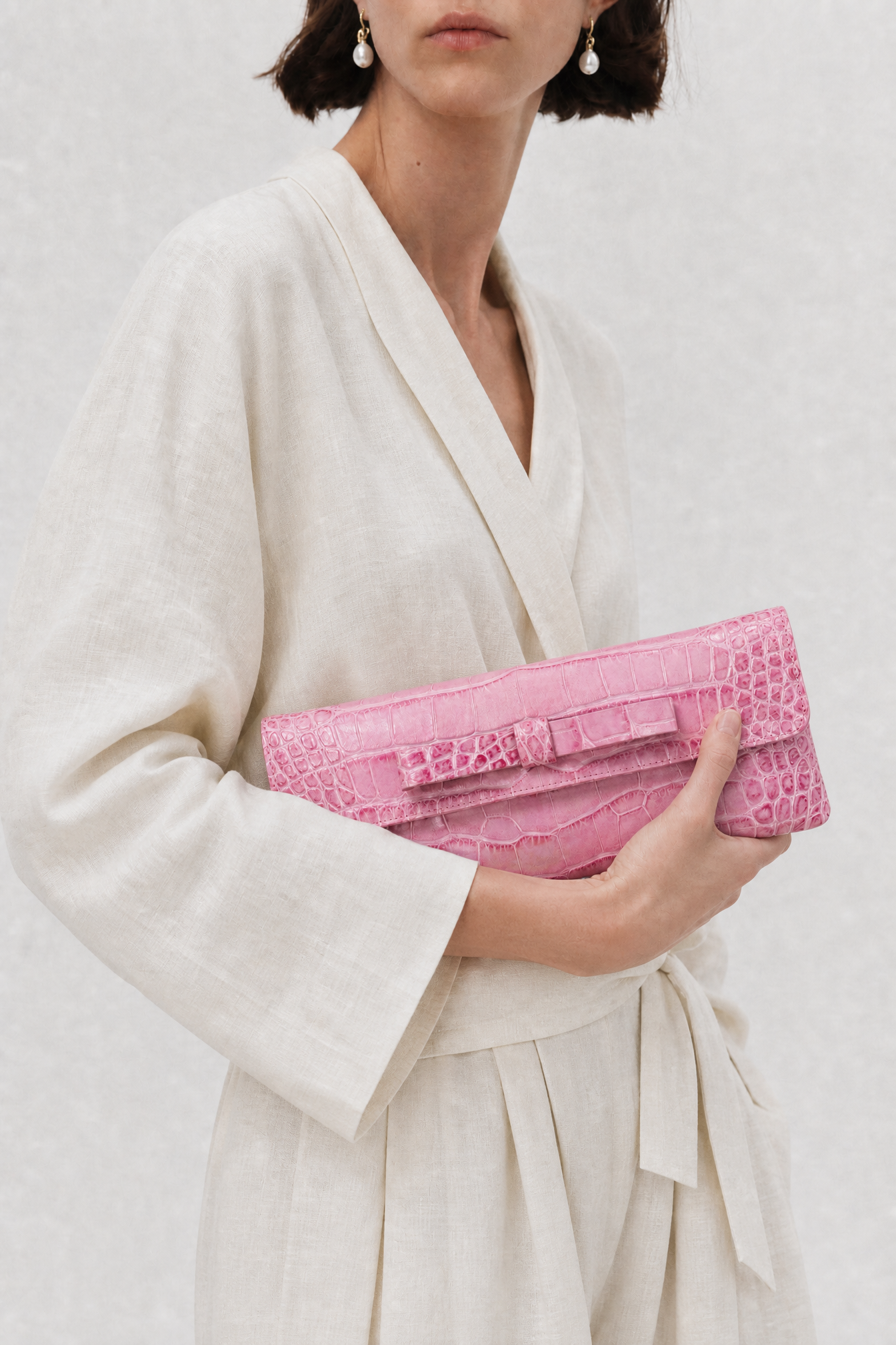 Belén Pink Coco Clutch