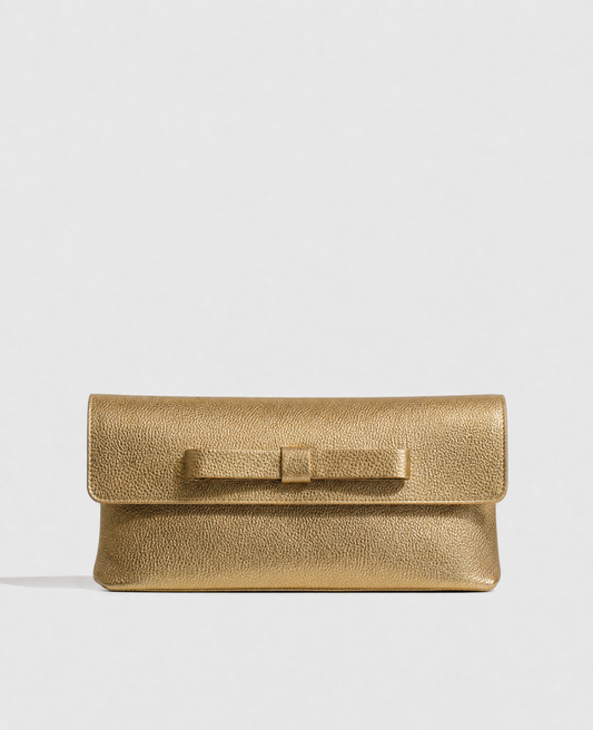Cartera Belén Piel Dorada