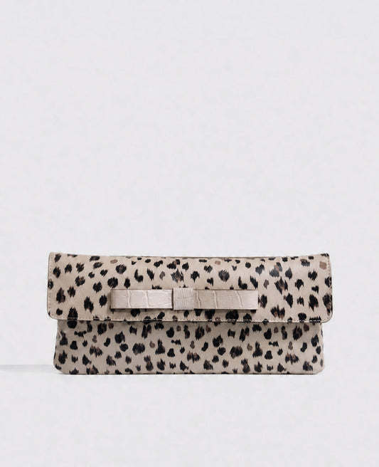 Cartera Belén Piel Leopardo Nude