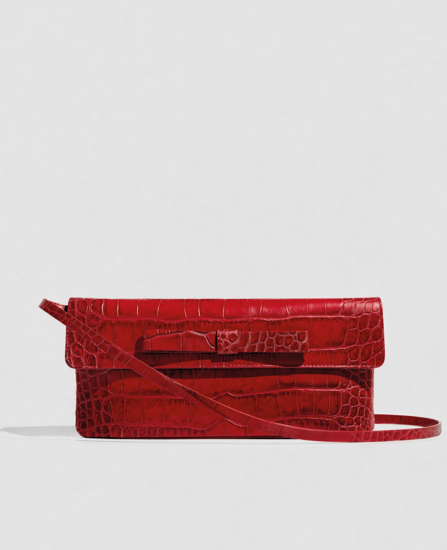 Belén Red Coco Clutch