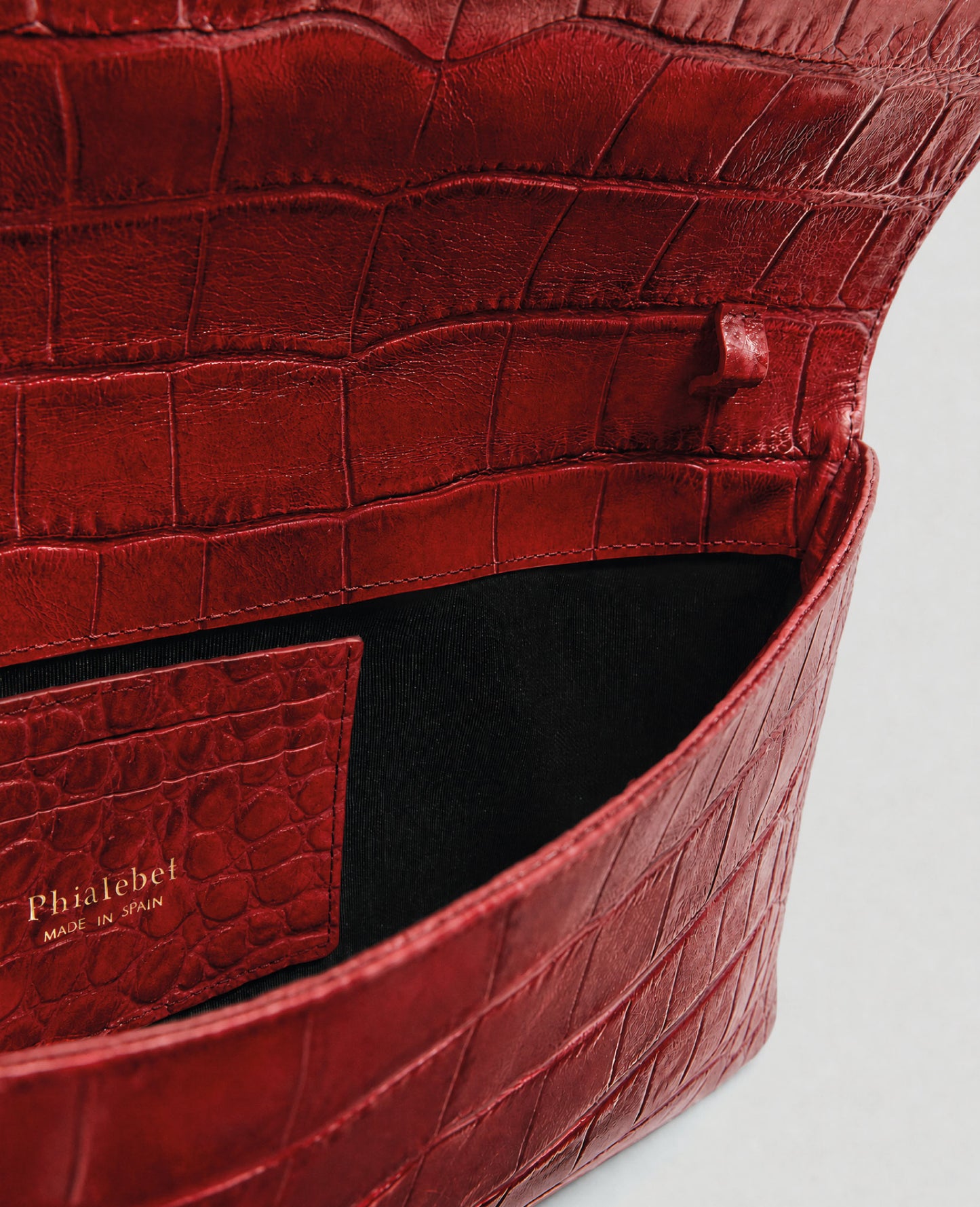 Belén Red Coco Clutch