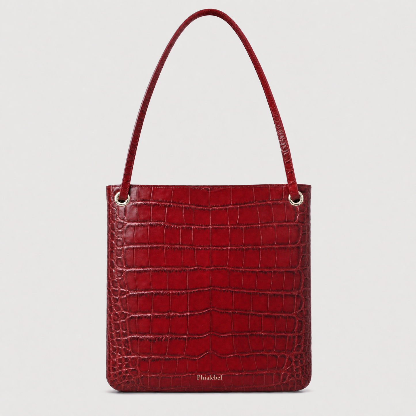 Leticia Red Coco Leather Bag