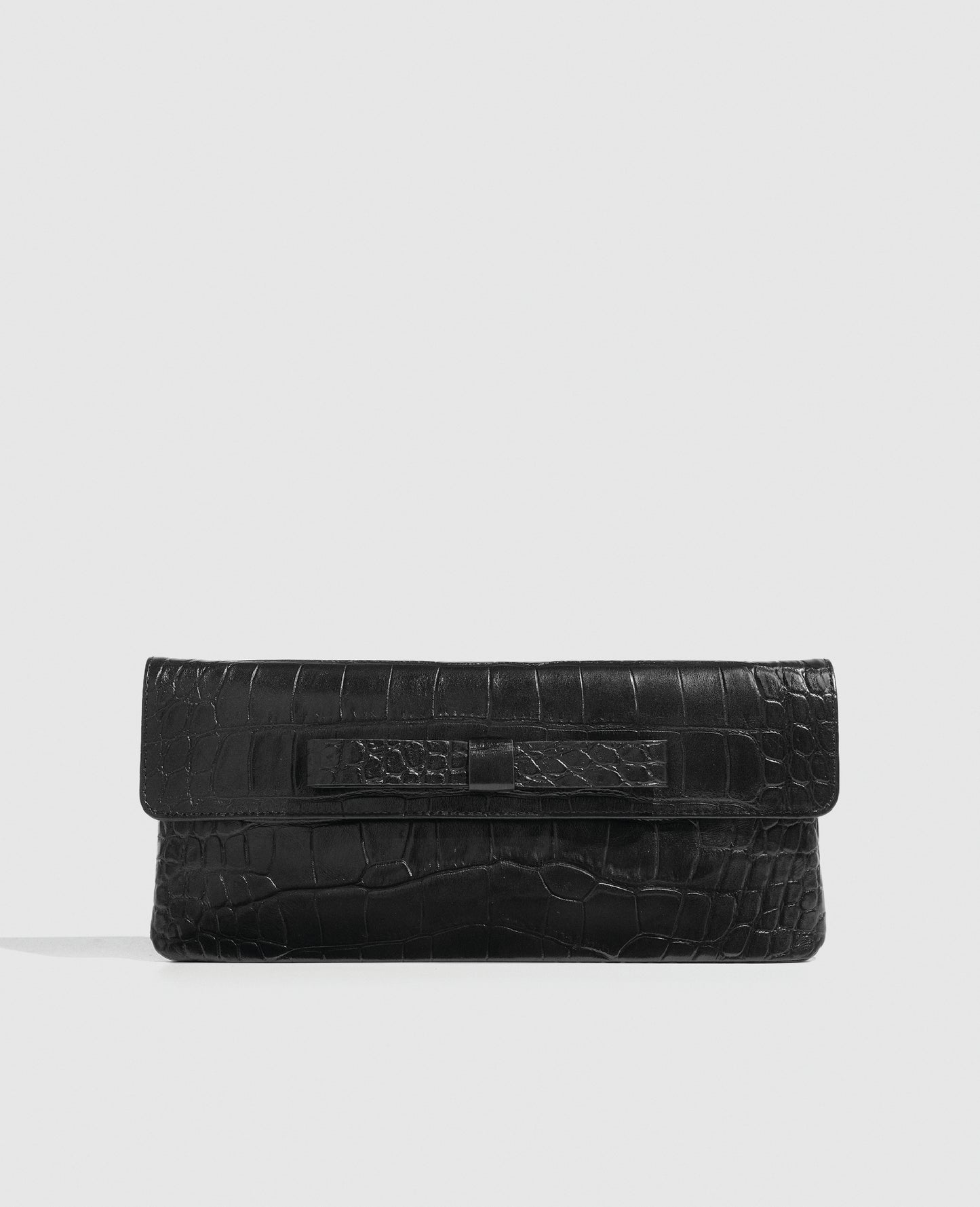 Belén Black Coco Clutch