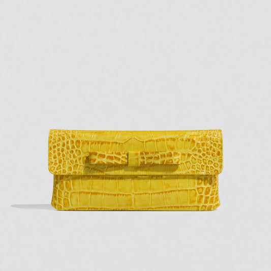 Cartera Belén Coco Amarilla