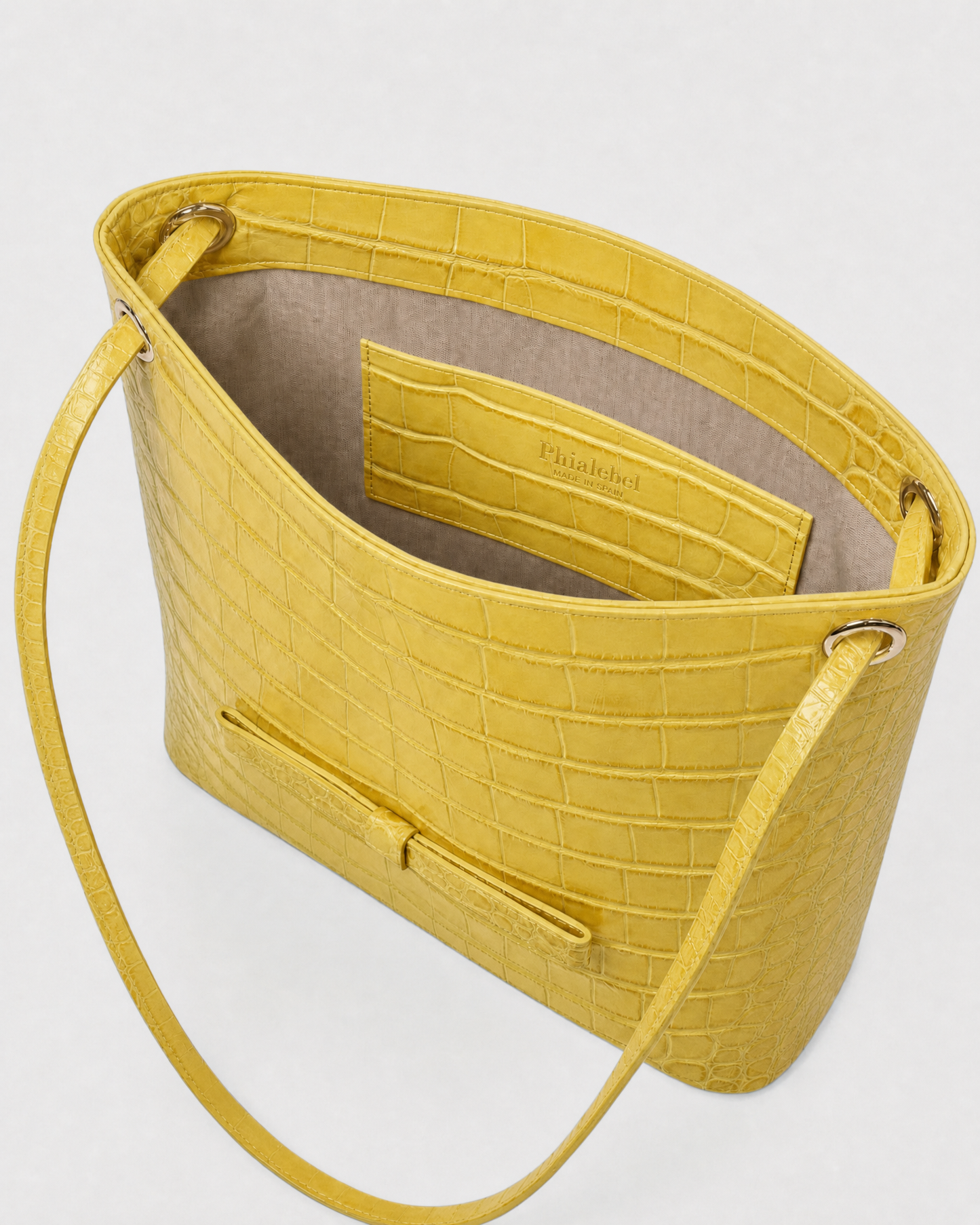 Bolso Leticia Coco Piel Amarillo
