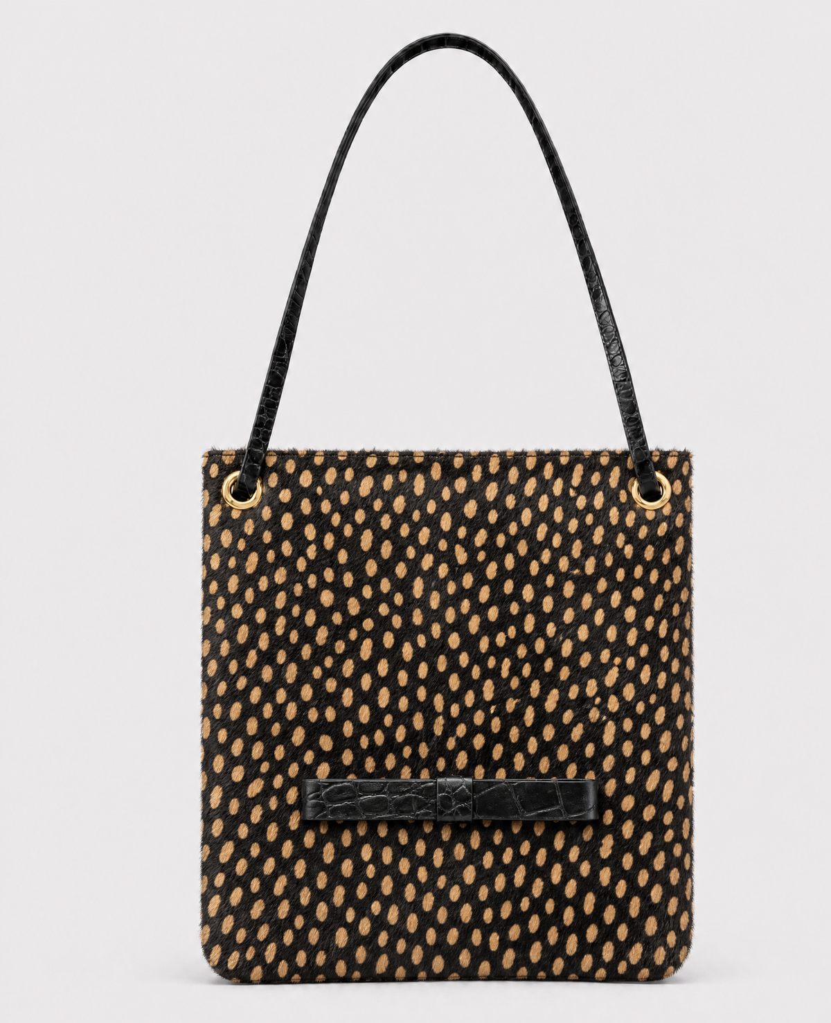 Leticia Bag Calf Hair Polka Dots