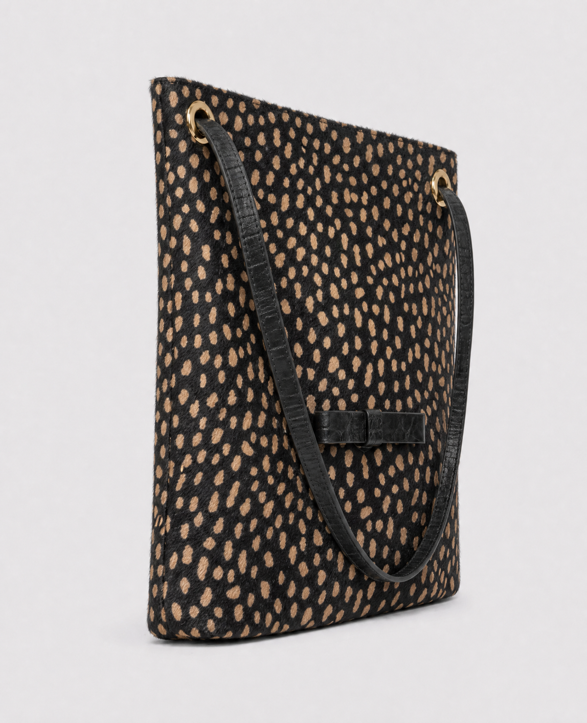Leticia Bag Calf Hair Polka Dots