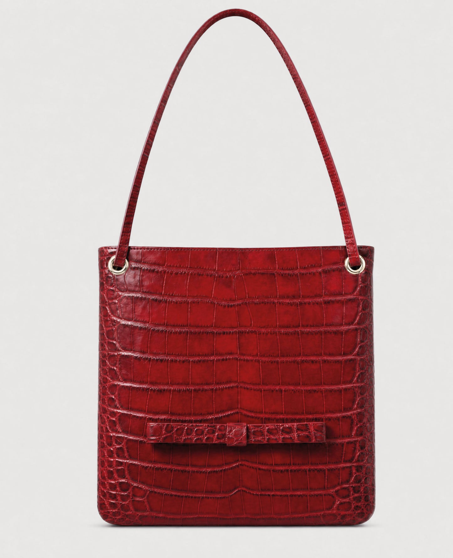 Leticia Red Coco Leather Bag