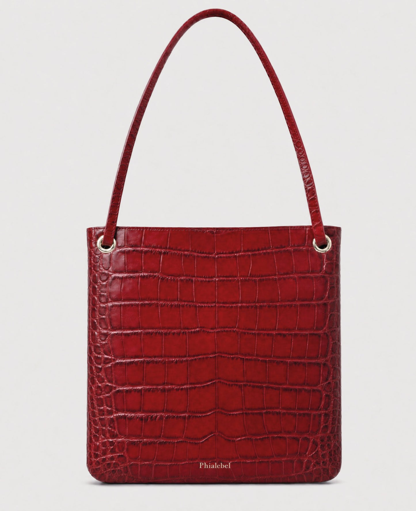 Leticia Red Coco Leather Bag