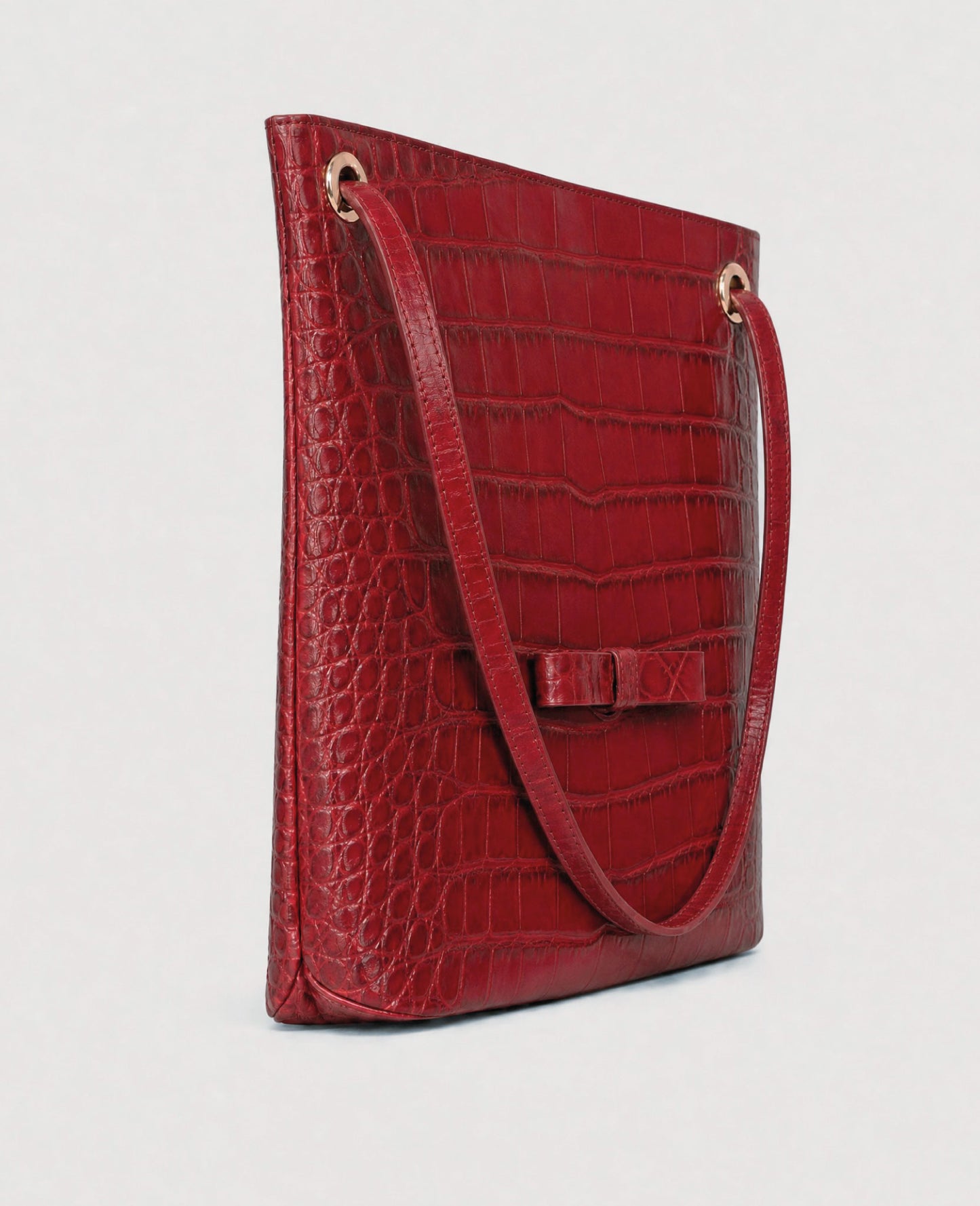 Leticia Red Coco Leather Bag