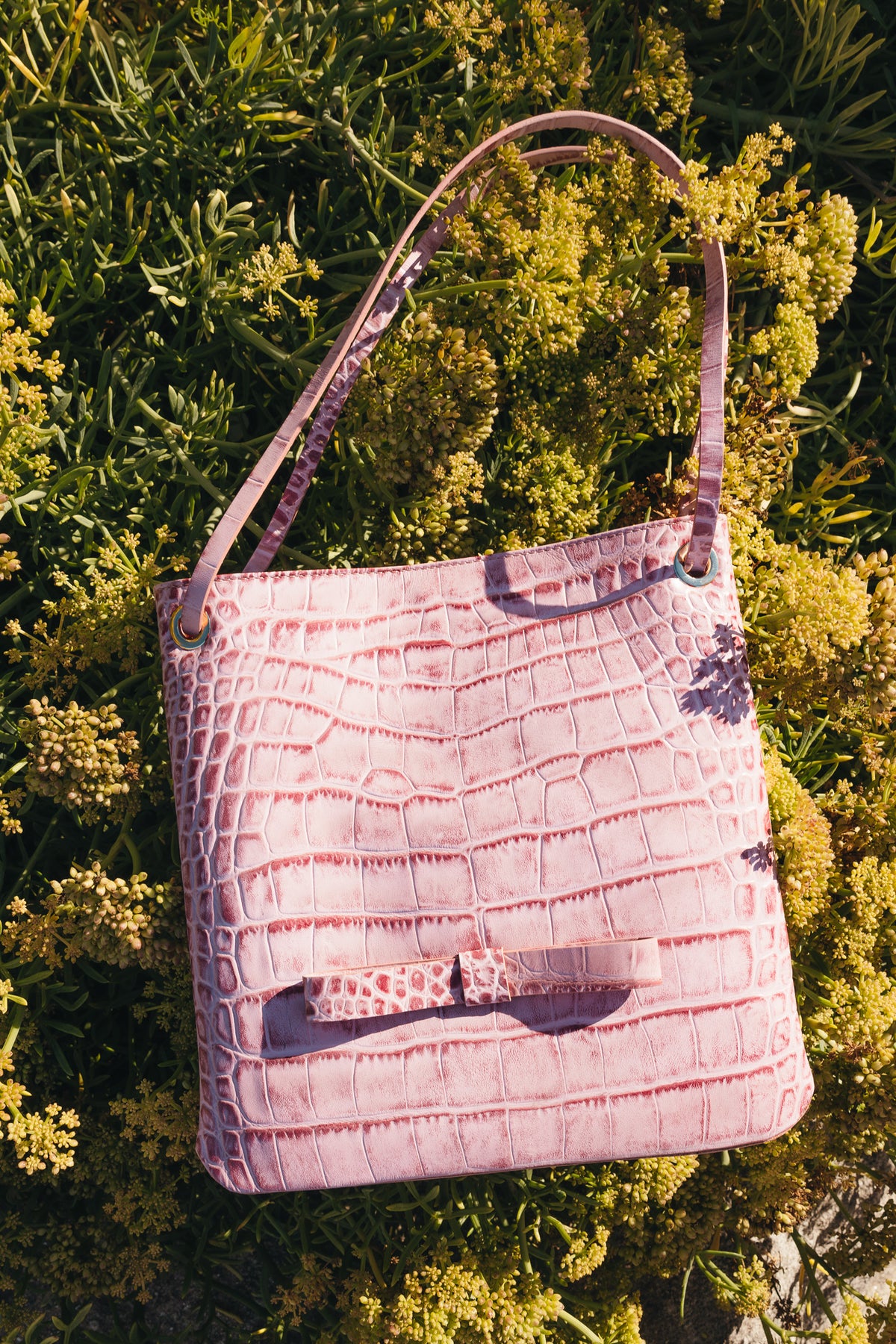 Bolso Leticia Coco Piel Rosa