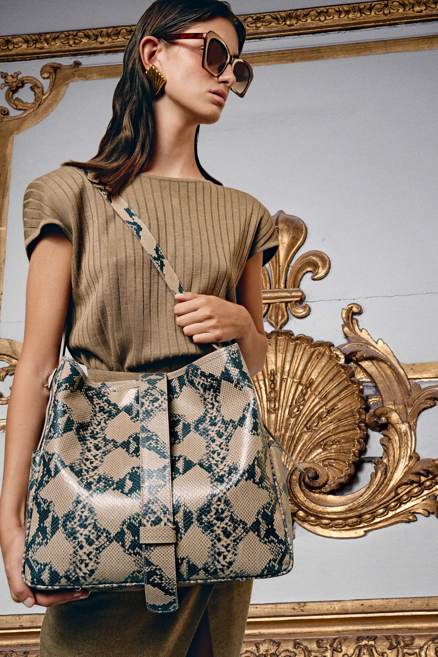 Cocó Tote Snakeskin-print