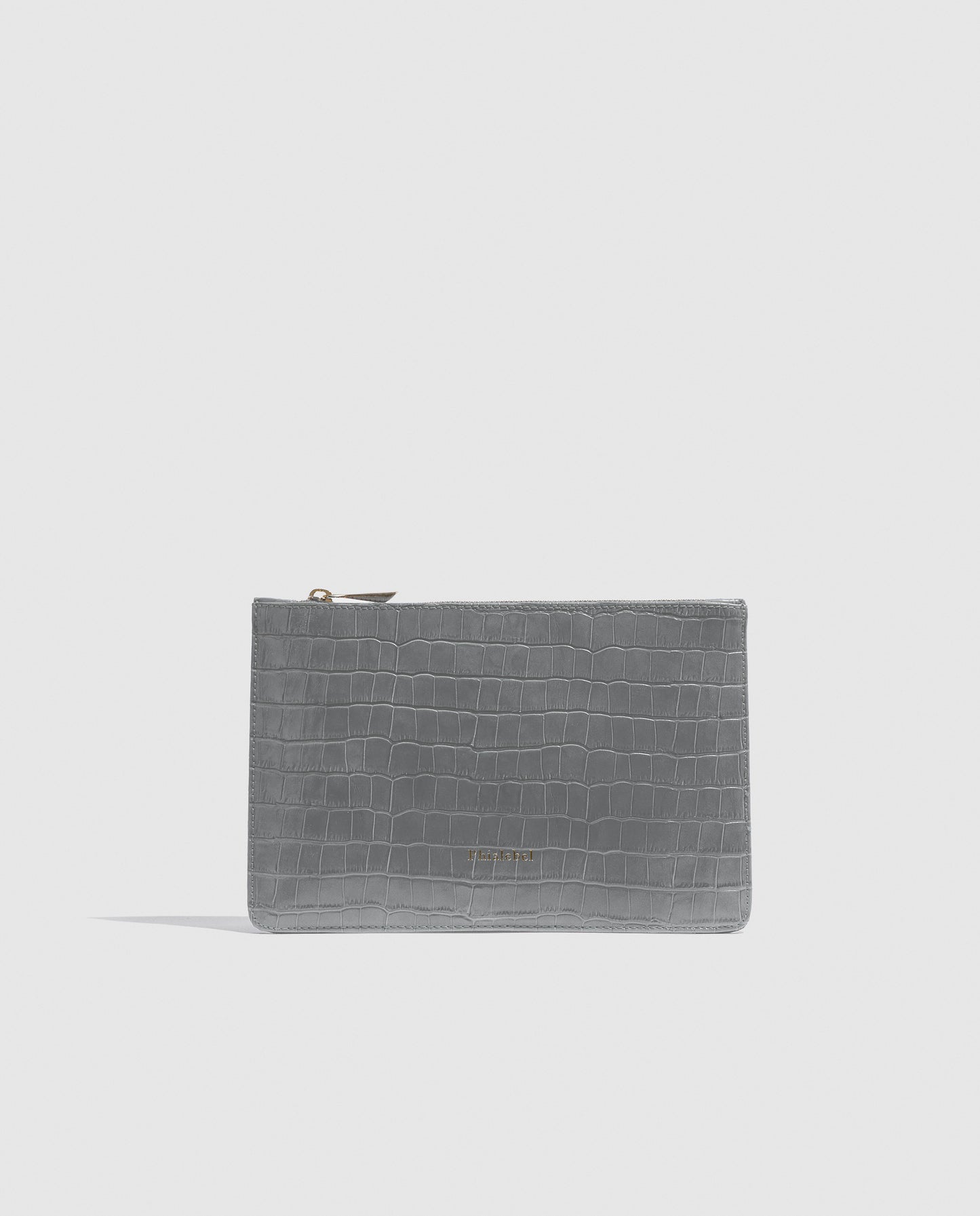 Cartera mini gris