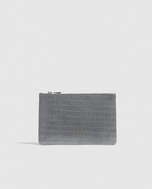 Cartera mini gris