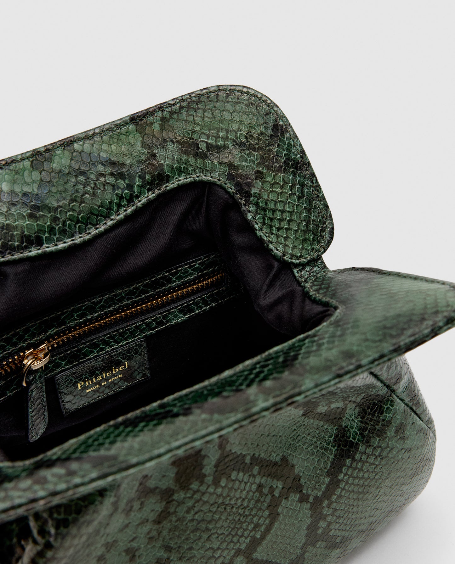 Constanza green patent leather