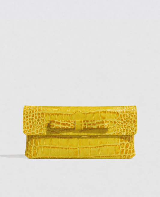 Cartera Belén Coco Amarilla