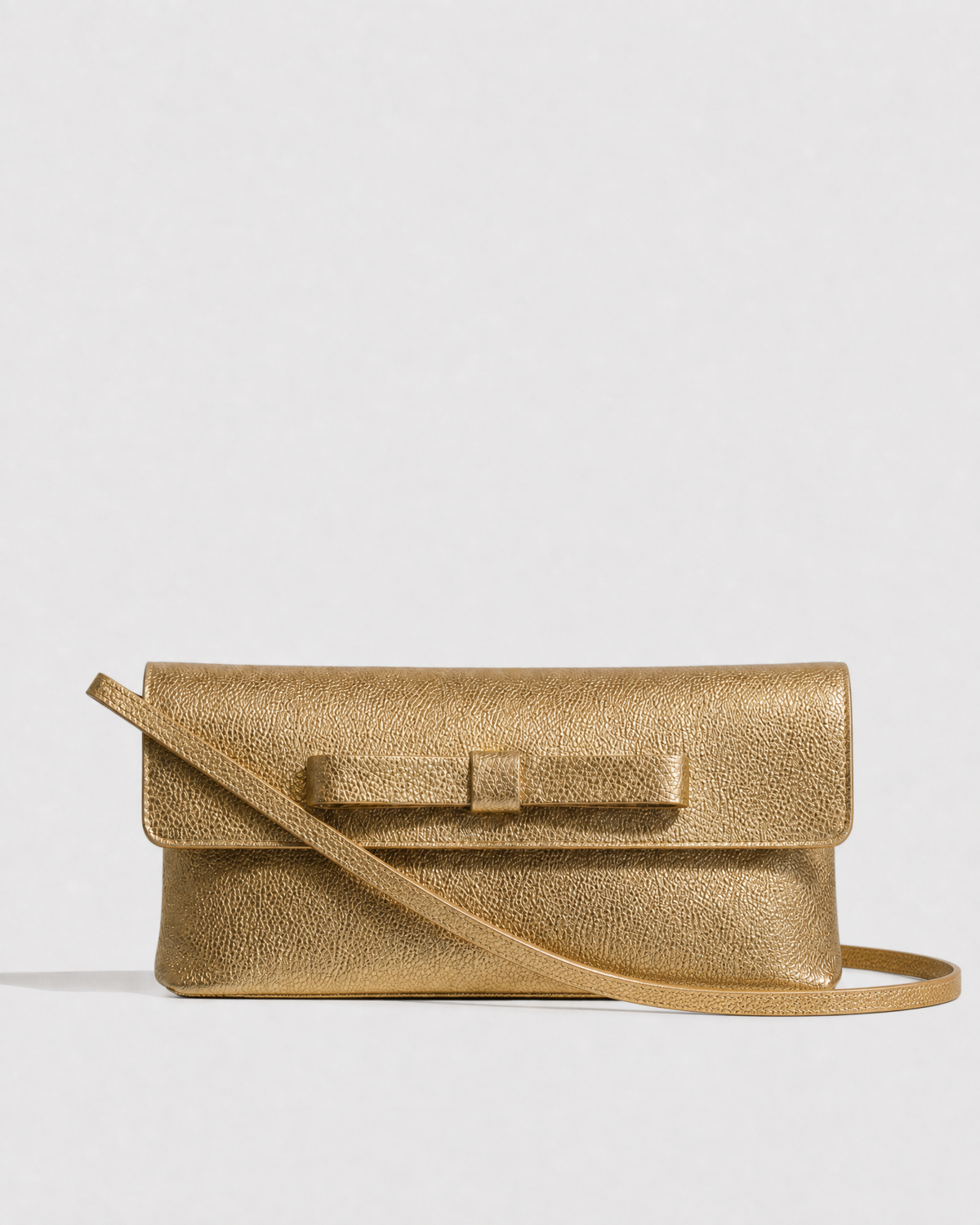 Cartera Belén Piel Dorada