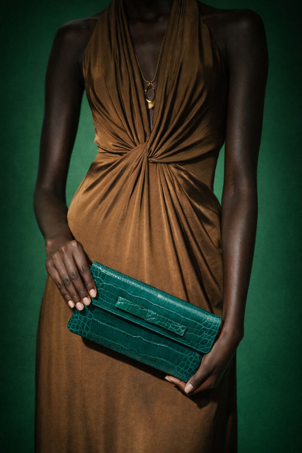 Constanza green patent leather