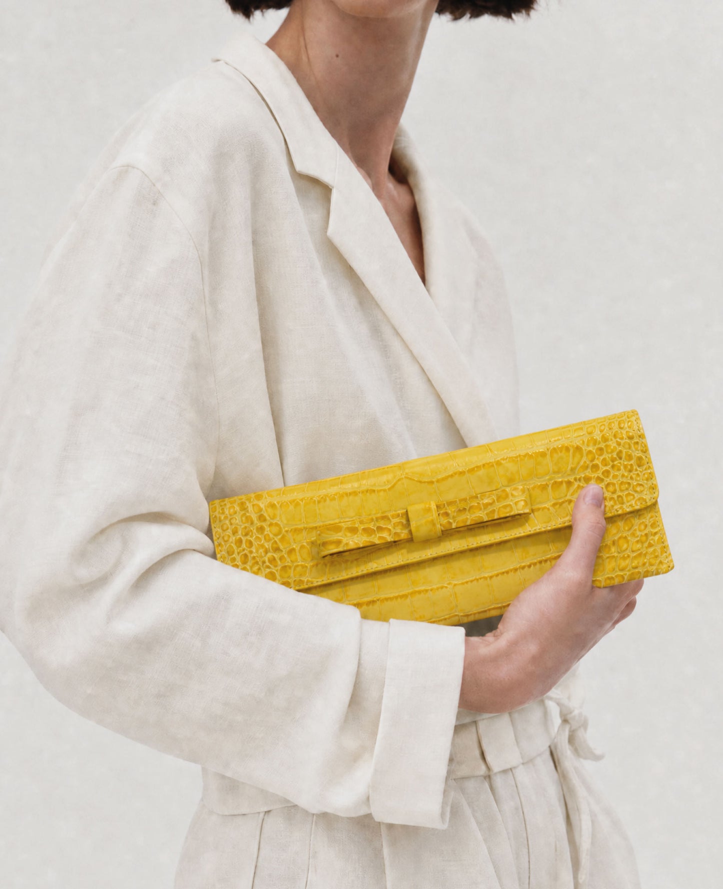 Cartera Belén Coco Amarilla