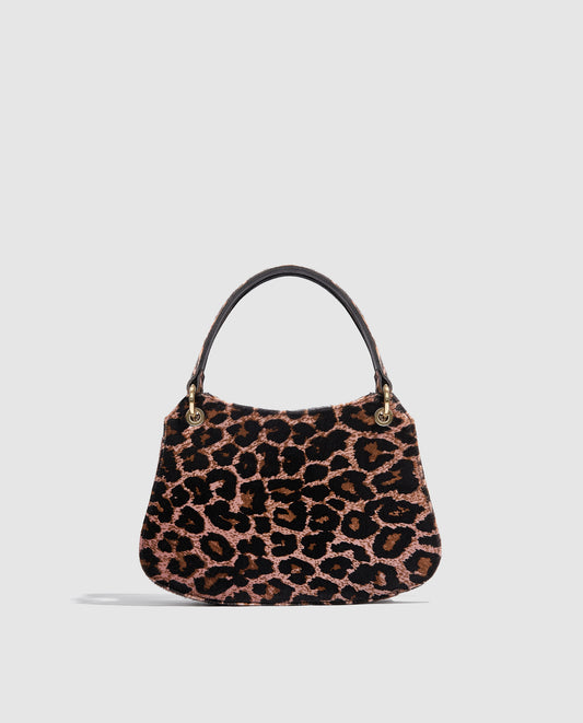 Bolso estampado leopardo rosa